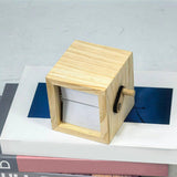 Maxbell Photo Flip Book Frame DIY Hand Motion for Wedding Graduation Valentine's Day 8 Piece Light Brown