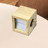 Maxbell Photo Flip Book Frame DIY Hand Motion for Wedding Graduation Valentine's Day 16 Piece Light Brown