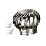 Maxbell Non Power Roof Ventilator Weatherproof Rotating Roof Vent for Houses Chimney