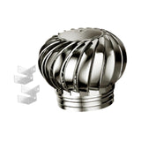 Maxbell Non Power Roof Ventilator Weatherproof Rotating Roof Vent for Houses Chimney