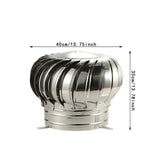 Maxbell Non Power Roof Ventilator Replaces Ventilating Fan for Factory Attic Chimney