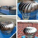 Maxbell Non Power Roof Ventilator Replaces Ventilating Fan for Factory Attic Chimney