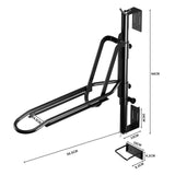 Maxbell Bike Storage Rack Sturdy Stable Folded Bicycle Wall Mounted Bracket for Home