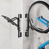 Maxbell Bike Storage Rack Sturdy Stable Folded Bicycle Wall Mounted Bracket for Home