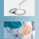 Maxbell Mini Portable USB Fan Lightweight Versatile for Commuting Accessory Desk Fan White