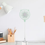 Maxbell Mini Portable USB Fan Lightweight Versatile for Commuting Accessory Desk Fan Light Green