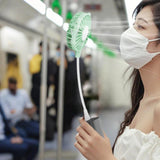 Maxbell Mini Portable USB Fan Lightweight Versatile for Commuting Accessory Desk Fan Light Green