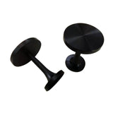 Maxbell 2Pcs Curtain Holdbacks Wall Mounted Premium Stylish for Office Bedroom Hotel Black