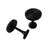Maxbell 2Pcs Curtain Holdbacks Wall Mounted Premium Stylish for Office Bedroom Hotel Black