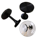 Maxbell 2Pcs Curtain Holdbacks Wall Mounted Premium Stylish for Office Bedroom Hotel Black