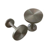 Maxbell 2Pcs Curtain Holdbacks Wall Mounted Premium Stylish for Office Bedroom Hotel Silver