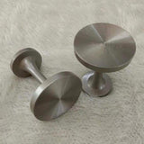 Maxbell 2Pcs Curtain Holdbacks Wall Mounted Premium Stylish for Office Bedroom Hotel Silver