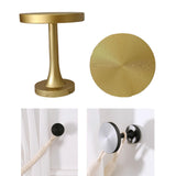 Maxbell 2Pcs Curtain Holdbacks Wall Mounted Premium Stylish for Office Bedroom Hotel Gold
