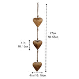 Maxbell Heart Hanging Art Decoration for Valentine‘S Day Anniversary Yard