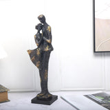 Maxbell Abstract Couple Statue for Valentine's Day Decoration Anniversary Engagement Couple Dancing