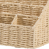 Maxbell Storage Basket Portable 5 Grids Divided Storage Box for Kitchen Bedroom Home