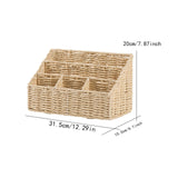 Maxbell Storage Basket Portable 5 Grids Divided Storage Box for Kitchen Bedroom Home