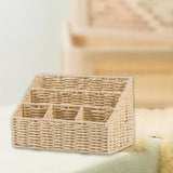 Maxbell Storage Basket Portable 5 Grids Divided Storage Box for Kitchen Bedroom Home