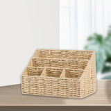 Maxbell Storage Basket Portable 5 Grids Divided Storage Box for Kitchen Bedroom Home