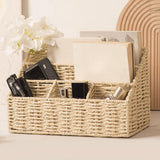Maxbell Storage Basket Portable 5 Grids Divided Storage Box for Kitchen Bedroom Home