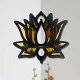 Maxbell Lotus Wall Shelf Assembly Home Decor Floating Shelves for Plants Home Office