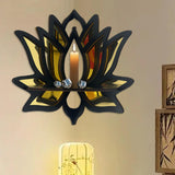Maxbell Lotus Wall Shelf Assembly Home Decor Floating Shelves for Plants Home Office