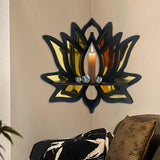 Maxbell Lotus Wall Shelf Assembly Home Decor Floating Shelves for Plants Home Office