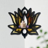 Maxbell Lotus Wall Shelf Assembly Home Decor Floating Shelves for Plants Home Office