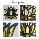 Maxbell Lotus Wall Shelf Assembly Home Decor Floating Shelves for Plants Home Office