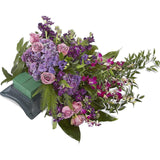 Maxbell Floral Casket Saddle Craft Flower Holder for Garden Outdoor Events Graveyard