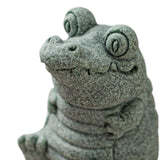 Maxbell Crocodile Statue Desk Decoration Gift Tea Pet for Tea Lovers Tearoom Bedroom