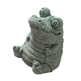 Maxbell Crocodile Statue Desk Decoration Gift Tea Pet for Tea Lovers Tearoom Bedroom