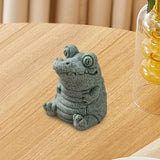 Maxbell Crocodile Statue Desk Decoration Gift Tea Pet for Tea Lovers Tearoom Bedroom