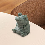 Maxbell Crocodile Statue Desk Decoration Gift Tea Pet for Tea Lovers Tearoom Bedroom