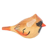 Maxbell Artificial Bird Statue Vivid Resin Bird Statue Decor for Wall Outdoor Garden yellow