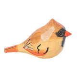 Maxbell Artificial Bird Statue Vivid Resin Bird Statue Decor for Wall Outdoor Garden yellow