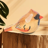 Maxbell Artificial Bird Statue Vivid Resin Bird Statue Decor for Wall Outdoor Garden yellow