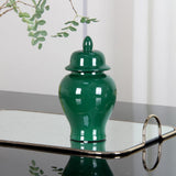 Maxbell Ceramic Vase Storage Tank Porcelain Ginger Jar for Office Flower Arrangement