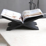 Maxbell Wood Book Stand Wooden Book Holder for Home, Office Desk Reading and Kitchen