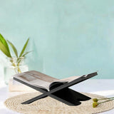 Maxbell Wood Book Stand Wooden Book Holder for Home, Office Desk Reading and Kitchen