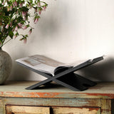 Maxbell Wood Book Stand Wooden Book Holder for Home, Office Desk Reading and Kitchen
