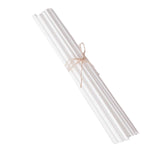 Maxbell 100Pcs Essential Oil Diffuser Fiber Sticks 3mmx25cm Multifunctional Handmade White