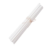 Maxbell 100Pcs Essential Oil Diffuser Fiber Sticks 3mmx25cm Multifunctional Handmade White