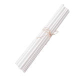 Maxbell 100Pcs Essential Oil Diffuser Fiber Sticks 3mmx25cm Multifunctional Handmade White