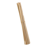 Maxbell 100Pcs Essential Oil Diffuser Fiber Sticks 3mmx25cm Multifunctional Handmade Wood Color