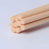 Maxbell 100Pcs Essential Oil Diffuser Fiber Sticks 3mmx25cm Multifunctional Handmade Wood Color