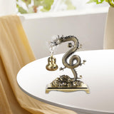 Maxbell Chinese Incense Burner Dragon Themed Hanging Furnace for Wedding Spa Office Bronze