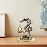 Maxbell Chinese Incense Burner Dragon Themed Hanging Furnace for Wedding Spa Office Bronze