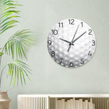 Maxbell Basketball Wall Clock Simple Round Wall Clock for Dining Room Hallway Office White 10 Inch