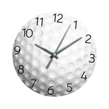 Maxbell Basketball Wall Clock Simple Round Wall Clock for Dining Room Hallway Office White 12 Inch